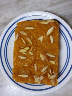 A picture of Mango Coconut Barfi.