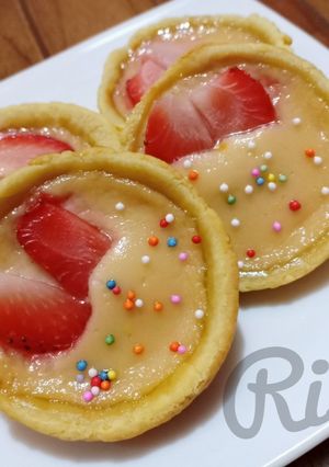 Foto resep Pie Strawberry Sederhana 🍓