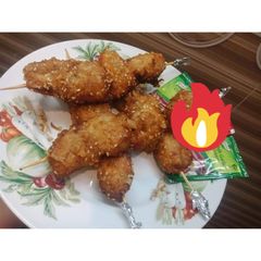A picture of Seasme chicken.