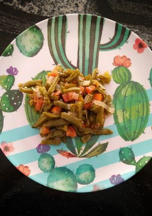 Una foto de Ensalada de Nopales