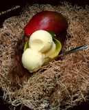 Helado cremoso de mango elaborado con la Monsieur Cuisine Plus