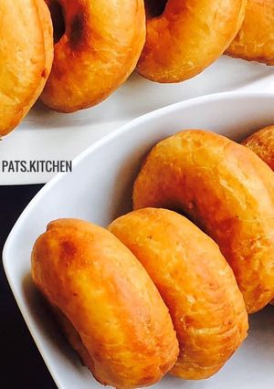 A picture of Soft Fluffy Doughnuts....