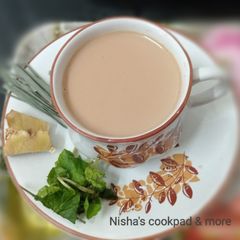 Lemon grass mint ginger tea A picture of Lemon grass mint ginger tea.