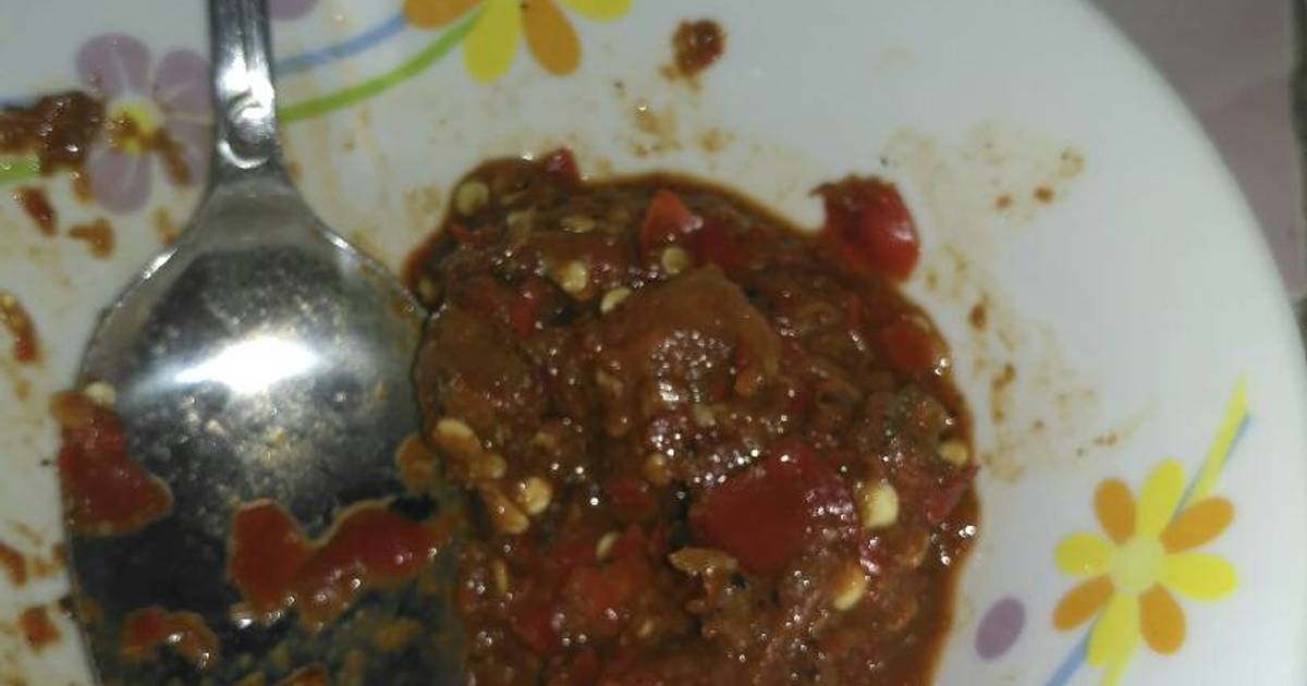 Resep Sambal Terasi Bakar