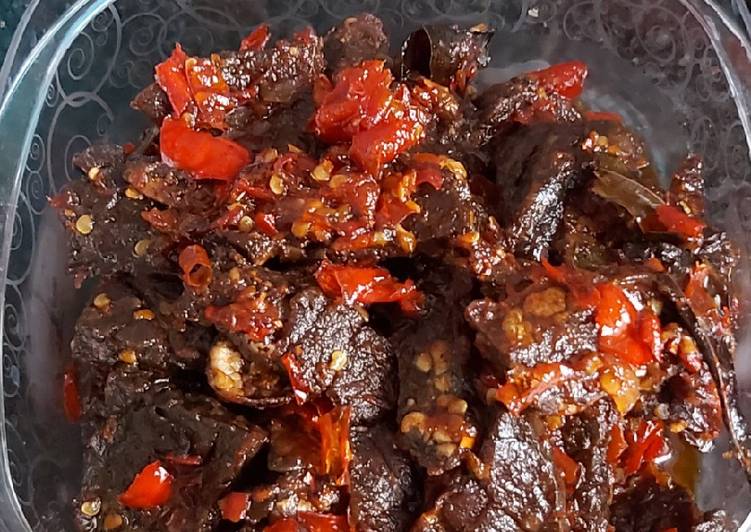 Cara Gampang Menyiapkan Balado paru yang Bisa Manjain Lidah