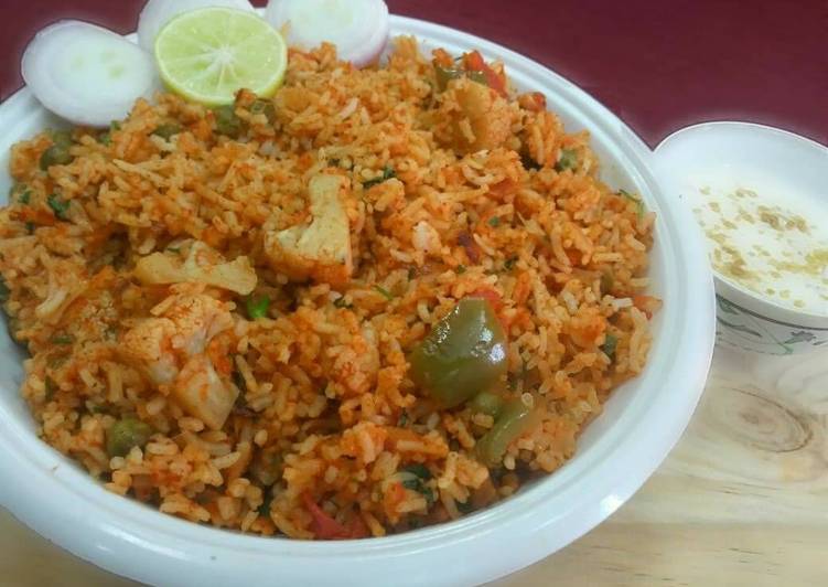 Steps to Make Homemade Tomato Masala Pulao