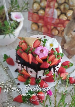 Foto resep 307. Money Birthday Choco Cake || 生日蛋糕🎂