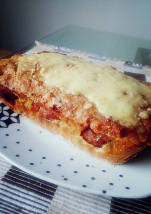 Una foto de Torta de Plátano con albóndigas
