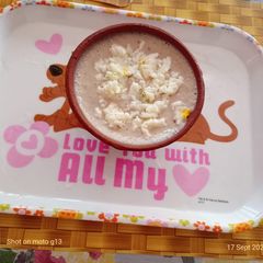 A picture of Banana cream mousse.