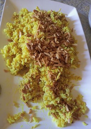 صورة لوصفة رز على دجاج