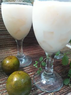 Foto resep Es Jeruk Susu