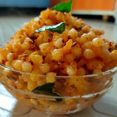 A picture of Sabudana Khichdi.