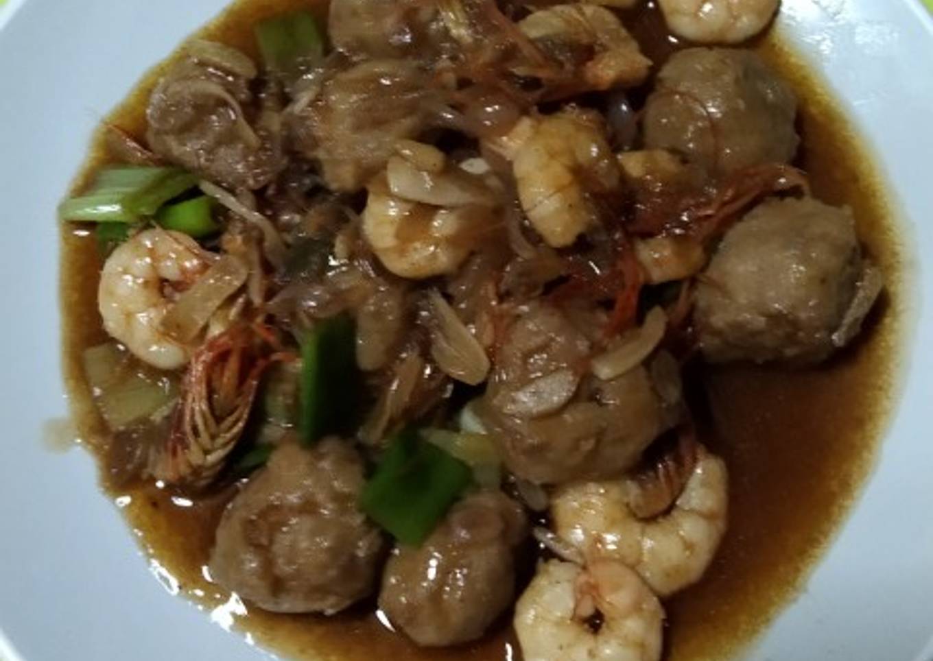 162.Udang 🍤 Bakso Teriyaki