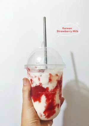 Foto resep Korean Strawberry Milk