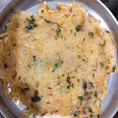 Potato omelet(chilla) A picture of Potato omelet(chilla).
