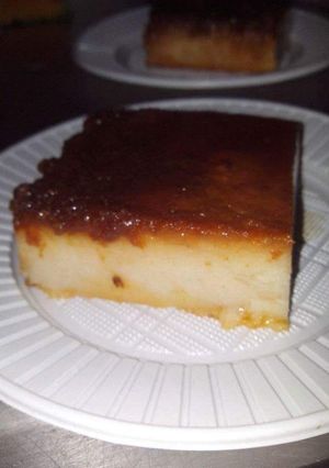 Una foto de Budín de pan #Postre🍮