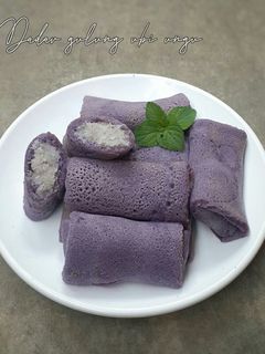 Foto resep Dadar gulung ubi ungu