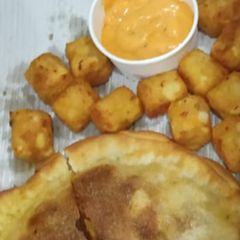A picture of Fried paneer.
