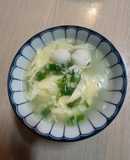 鱈魚丸蛋花湯