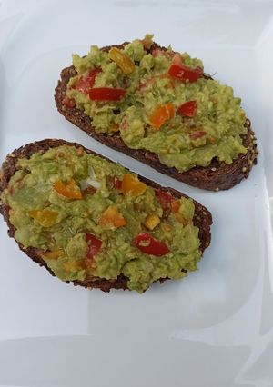 Une photo de Tartine de guacamole