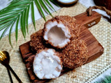 Mochi miniatur kelapa