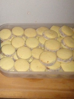 Una foto de Alfajores de maizena