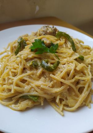 Una foto de Pasta de Fajita de pollo
