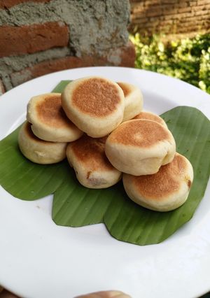 Foto resep Bakpia teflon/roti jadul isi unti kelapa