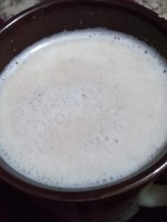 صورة لوصفة قهوه باللبن