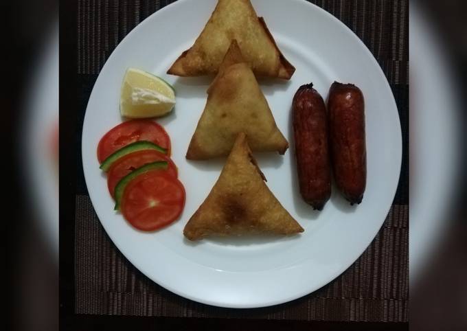 Vegetable samosa filling