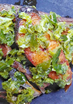 Foto resep Patin goreng sambel ijo