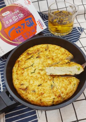 香蔥豆腐烘蛋 的食譜成品照片