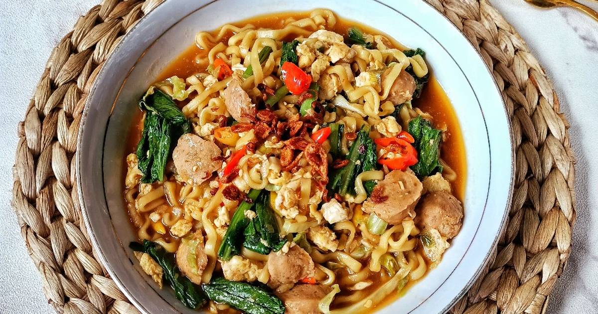 Resep Mie Godok Nyemek Simple Oleh Xaviers Kitchen Cookpad