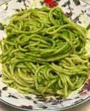 Spaghetti in padella 61 pesto di senape selvatica