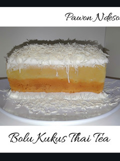 Foto resep Bolu Kukus Thai Tea