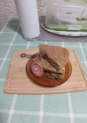Una foto de Torta hamburguesa de carne picada