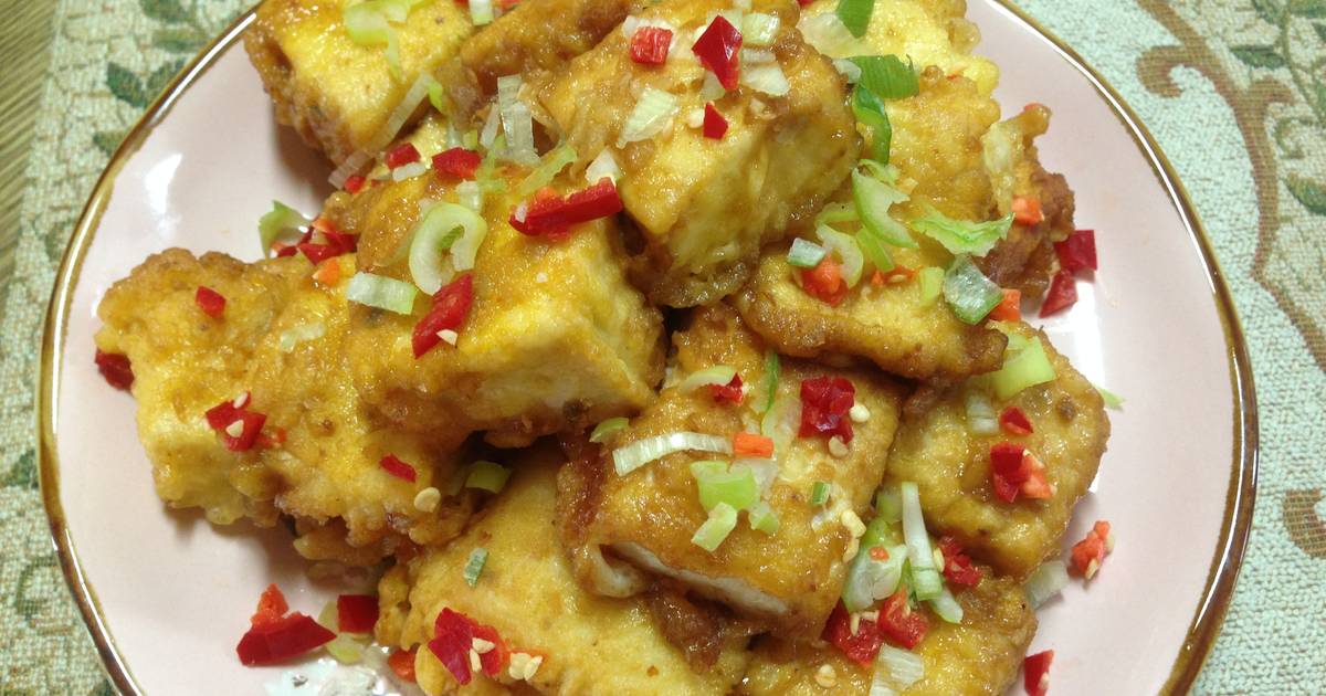 金沙豆腐 鹹蛋黃炒炸豆腐 食譜by Monaca Cookpad 金沙豆腐 鹹蛋黃炒炸豆腐 食譜by Monaca Cookpad