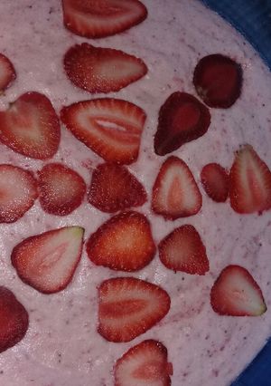 Una foto de Mousse De Frutilla