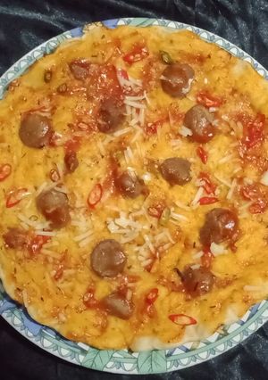 Foto resep Pizza Teflon ala-ala