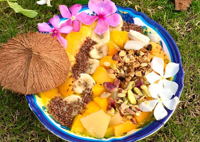 Easiest Way to Make Mario Batali Tropical Mango Smoothie Bowl