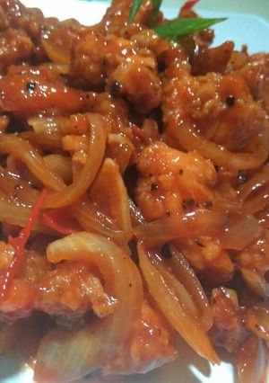Foto resep Ayam lada hitam