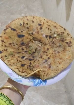 A picture of Sabzi Paratha.