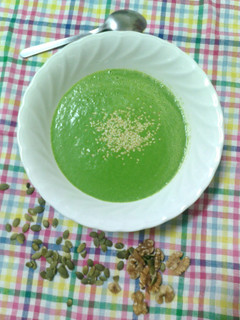 菠菜南瓜湯(奶素) 的食譜成品照片