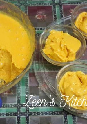 A picture of Mango Ice-cream.