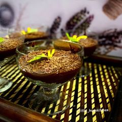 A picture of Dark Chocolate And Orange Mousse.
