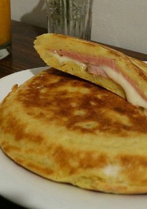 Töltött krumplilepény recept fotója