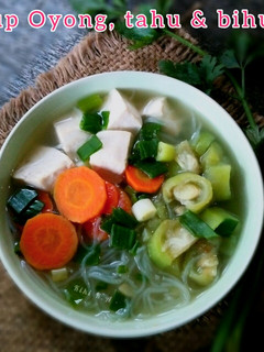 Foto resep Sup Oyong, Tahu & Bihun