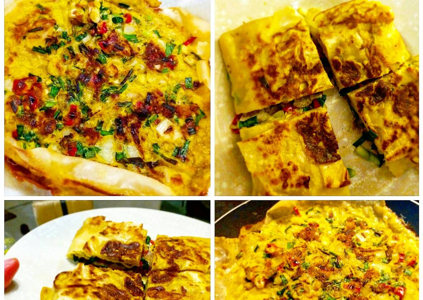 Martabak Curry Vegetarian (ala biasa dan ala india)