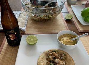 Una foto de Carnitas de pescado
