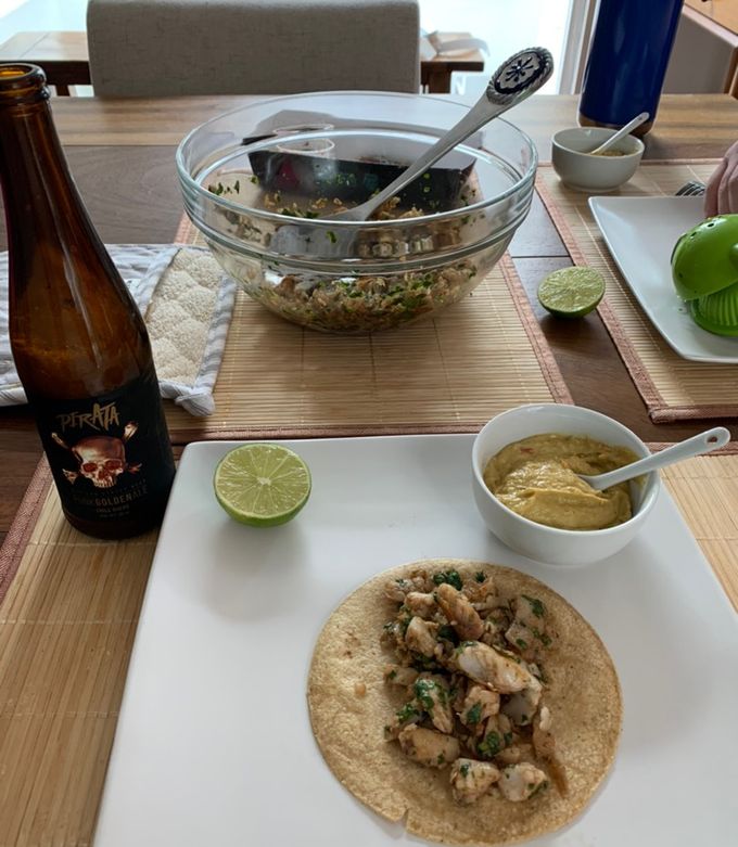 Una foto de Carnitas de pescado